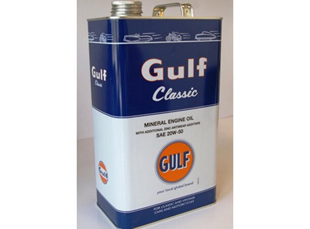 Gulf Classic 20W-50 Motorolje - 5 Liter